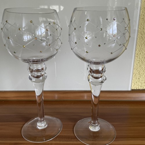 Kerzenständer glas hoch - kerzenständer,