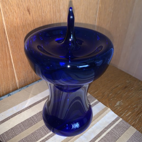 Kerzenständer glas blau - kerzenständer, cm