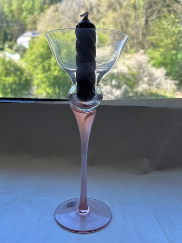 Kerzenvase aus buntglas - kerzenvase,