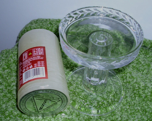 Glas kerzenhalter - glas,