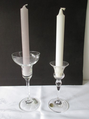 Kristall kerzenständer - 2x, kristall-kerzenständer