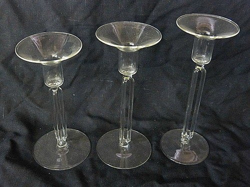 3704 kerzenständer glas - ,
