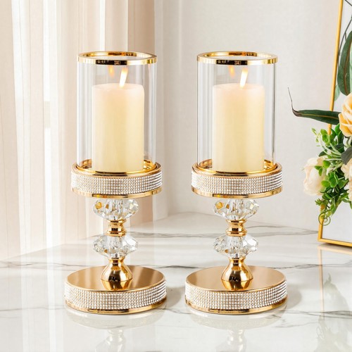 Gold kerzenständer 2er set - 2er,