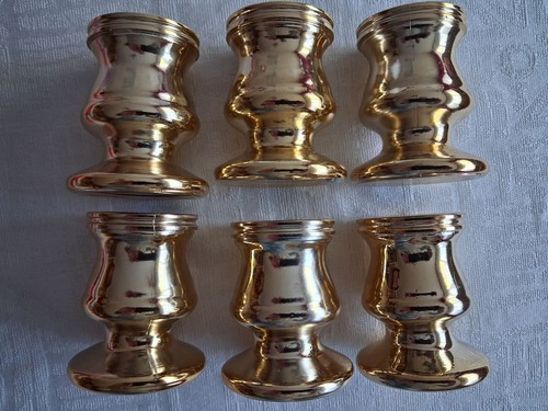 Goldene kerzenhalter - 6,