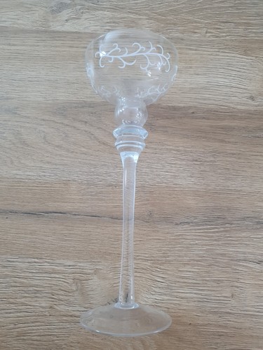 Vintage glas kerzenständer - glas,