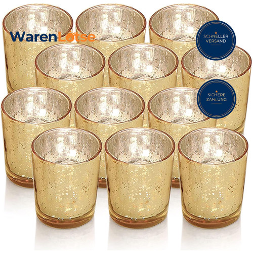 Teelichtgläser 12er set - teelichtgläser,