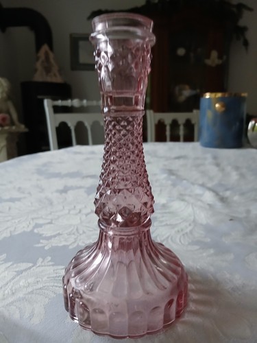Kerzenständer glas rosee - glas,