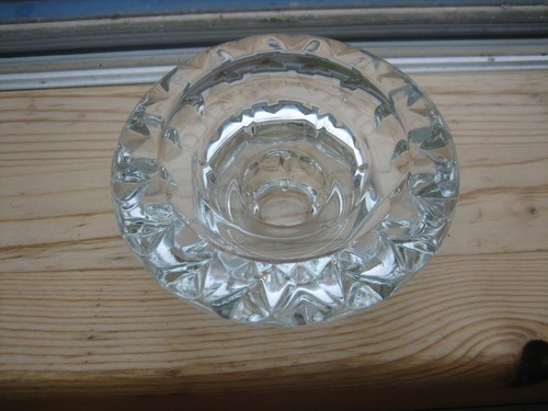 Kerzenständer glas schliff - kerzenständer,