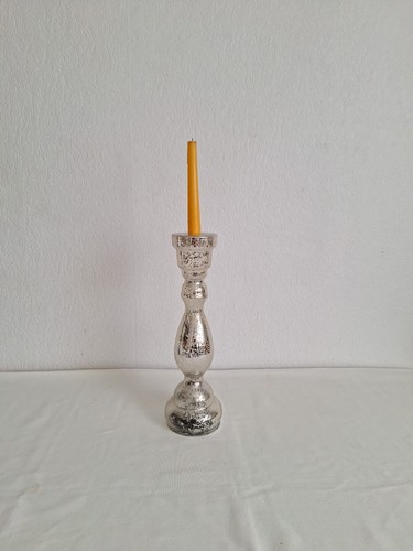 Kerzenständer glas silber - glas,